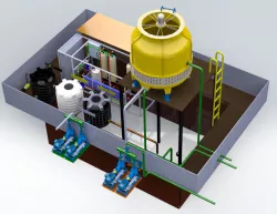R.O Plant with Cooling Tower