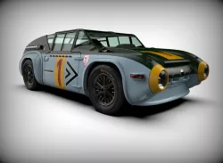 Race Car Inspired by Me 109 WWII German Fighter Plane