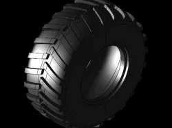 RC 1:10 scale rubber tires 120mm 2.2in hub