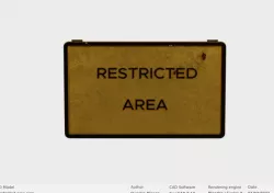 Restricted Area Sign