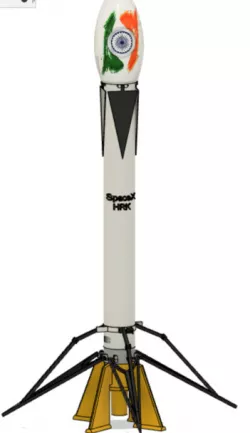 rocket with thrust vectoring system(DIY)