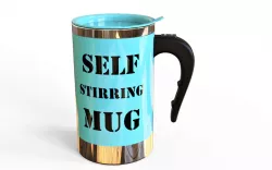 Self-Stirring Coffee Mug