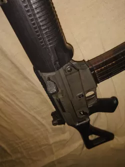 Sig SG 551 handguards, short rail, and charging handles