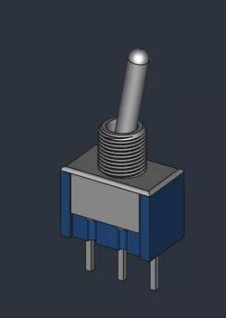 SPDT print toggle switch - PCB Mount