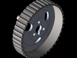 Split camshaft pulley for nissan e15 engine.