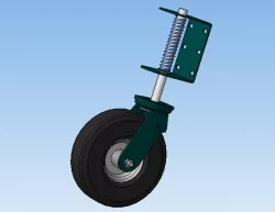 Spring-loaded swivel