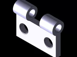 SS-Matt Single Spring  Door Hinge