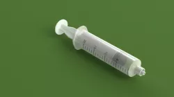 Syringe 20 ml with thread