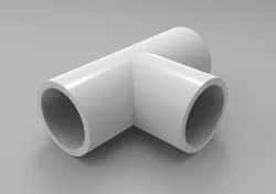 Tee pipe fitting