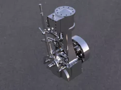 Vertical steam engine