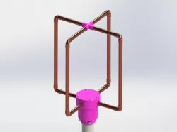Vertically Polarized Moxon Switched Array 'Tunstile' Antenna
