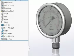WATER PRESSURE GAUGE　φ100