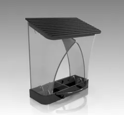 Window mounted bird feeder