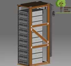 Wooden Server Rack 600x950x42HE *Update