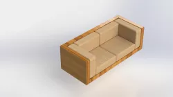 Wooden Sofa Set