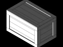 Wooden Toy Chest