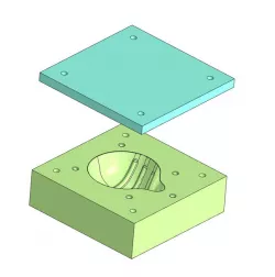 Ультразвуковая пресс форма, изготовление маски. / Ultrasonic mold, mask making.