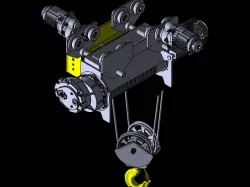 10T Mono beam rope hoist-8m