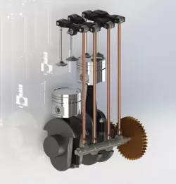 2 cylinder engine model