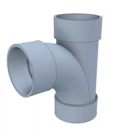 2 Inches PVC Large Radius Tee (D-LT) fitting