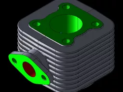 2 stroke engine cylinder