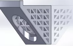 20x20 Angle bracket with M5 mounting holes