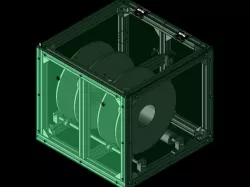 3D printer filament feeder for dual head