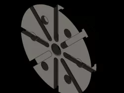 A-axis Fixture plate