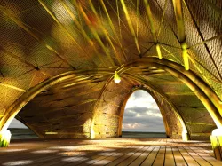 bamboo hut cabane bambou