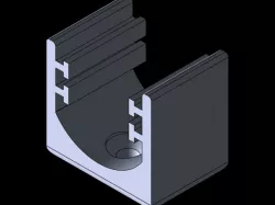 Bike Fork Contour Camera Mount
