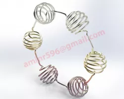 bracelet of wrapped wire