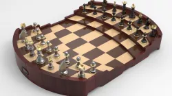 Chess Set - Funky Curved Look