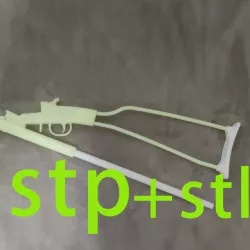 chiappa little badger barrel stl，full test review on Youtube vedio，齐亚帕小獾-管子stl文件，完整版请看Youtube视频