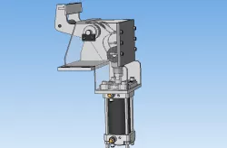 Combined action pneumatic brake