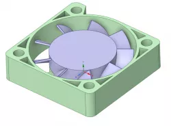 DC Brushless fan JIESAMMY 40x40x25 12V 1.2W