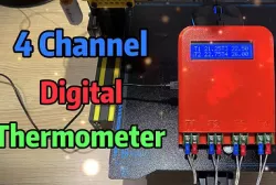 Digital Thermometer 4 channel
