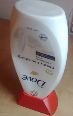 Dove shampoo bottle holder