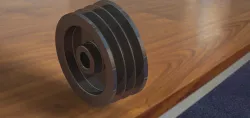 Electric Motor Pulley Model