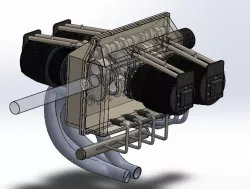 Engine of the Cessna 172