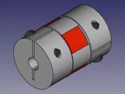 Flexible Motor Coupler 5 to 8 millimeter shaft