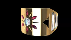 Flower ring model