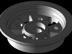 Flyboard wheel