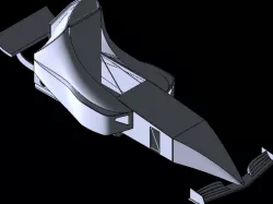 Formula 1 chassis and Surface model