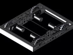 FRC Mecanum Frame with 6in Wheels