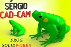 frog sapo rã Sérgio CAD CAM