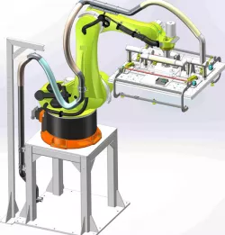 Full layer gripper with PAD grabbing mechanism
