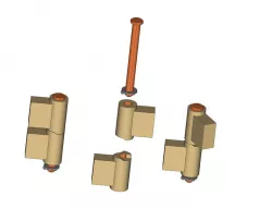 Gravity adjustable hinge
