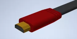 HDMI Kabelstecker flach