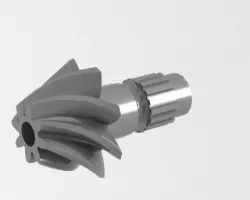 Helical Gear with shaft