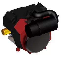 HONDA GXV690 engine ("motor") with Canister